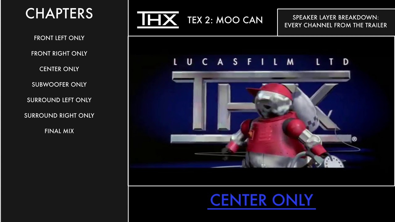 THX Tex 2: Moo Can (1997) Separate Channels