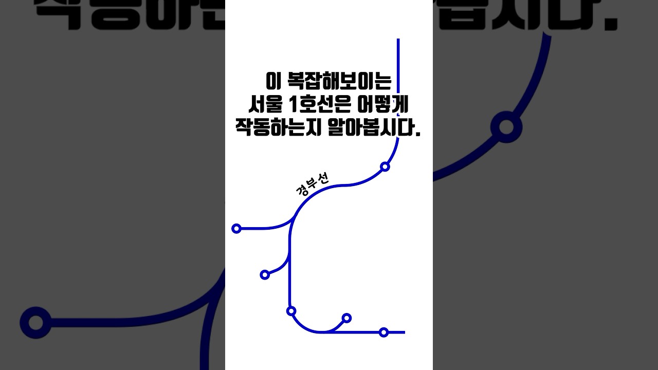 서울 1호선은 어떻게 다닐까? #1호선 #수도권전철 #경부선