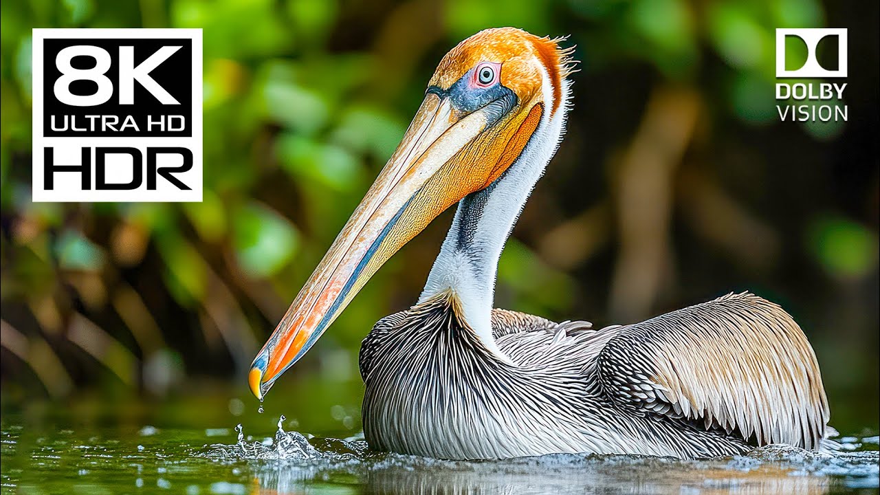 Bird Life in Nature OLED Demo 8K HDR 120fps Dolby Vision (4K/8K TV)