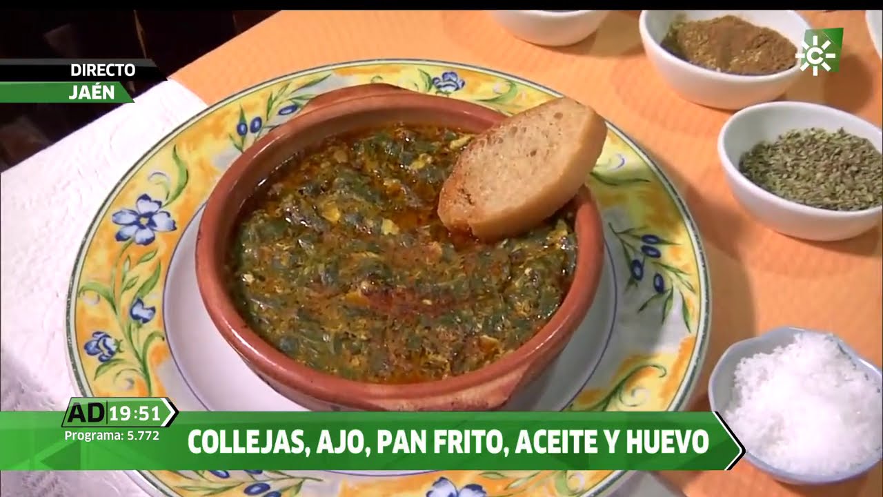 Collejas esparragás, guiso típico de Jaén