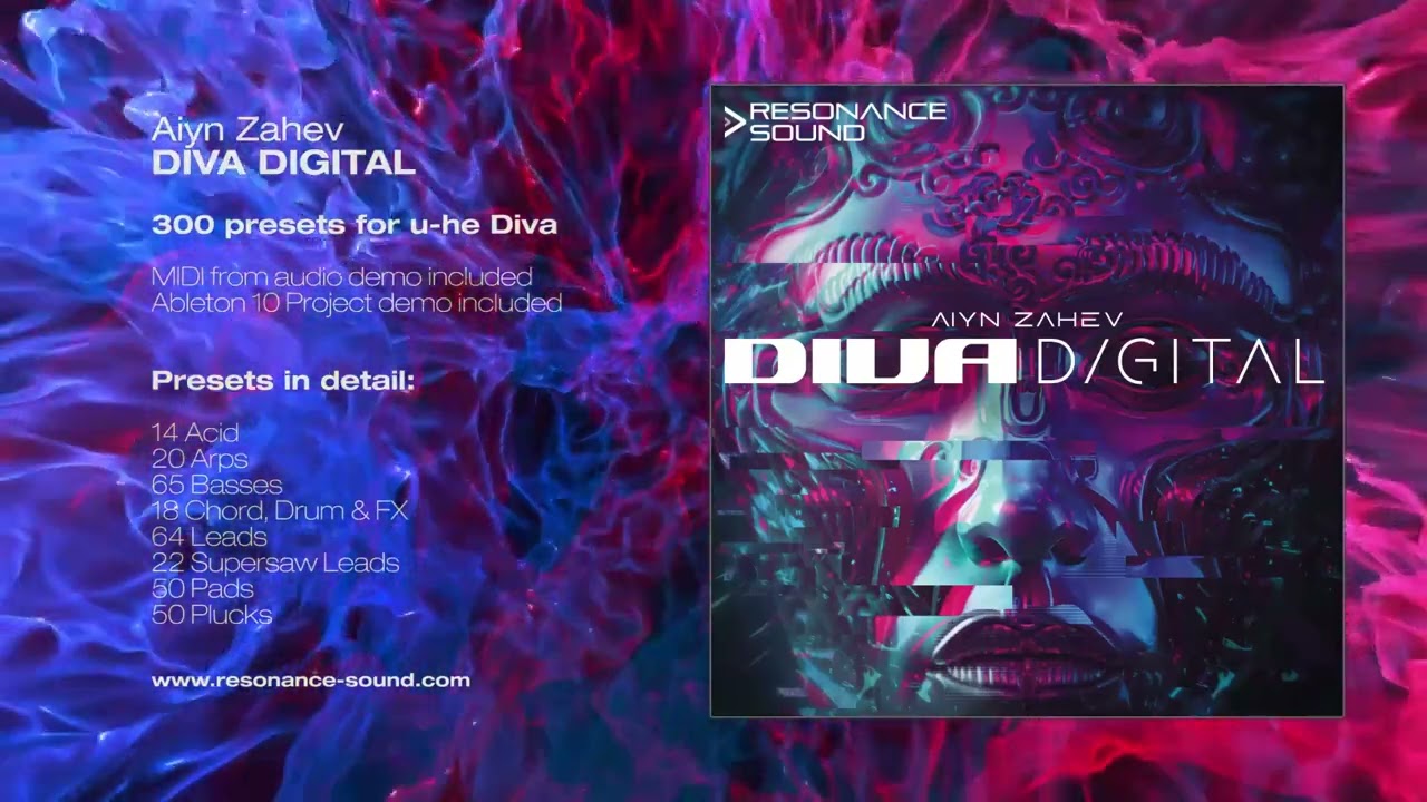 Aiyn Zahev Sounds - Diva Digital | Classic Trance Sounds for u-he Diva synthesizer