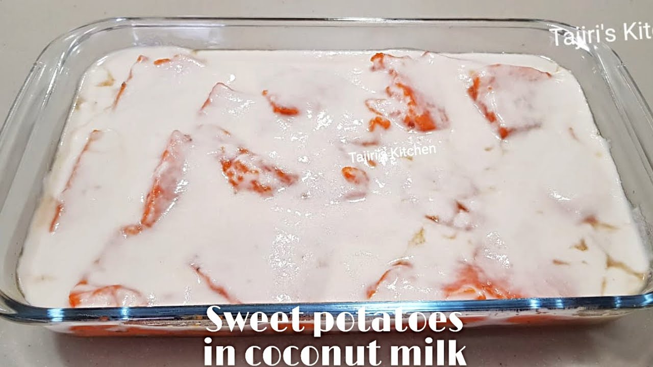 Viazi tamu /Mapishi ya Viazi Tamu vya Nazi na Sukari/ With English Subtitles Sweet potatoes