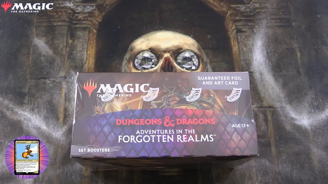 MTG D&D Set Booster Box Unboxing!