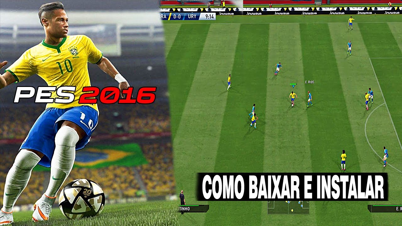 Como BAIXAR & INSTALAR o PES 2016 no PC! *ATÉ EM PC FRACO*