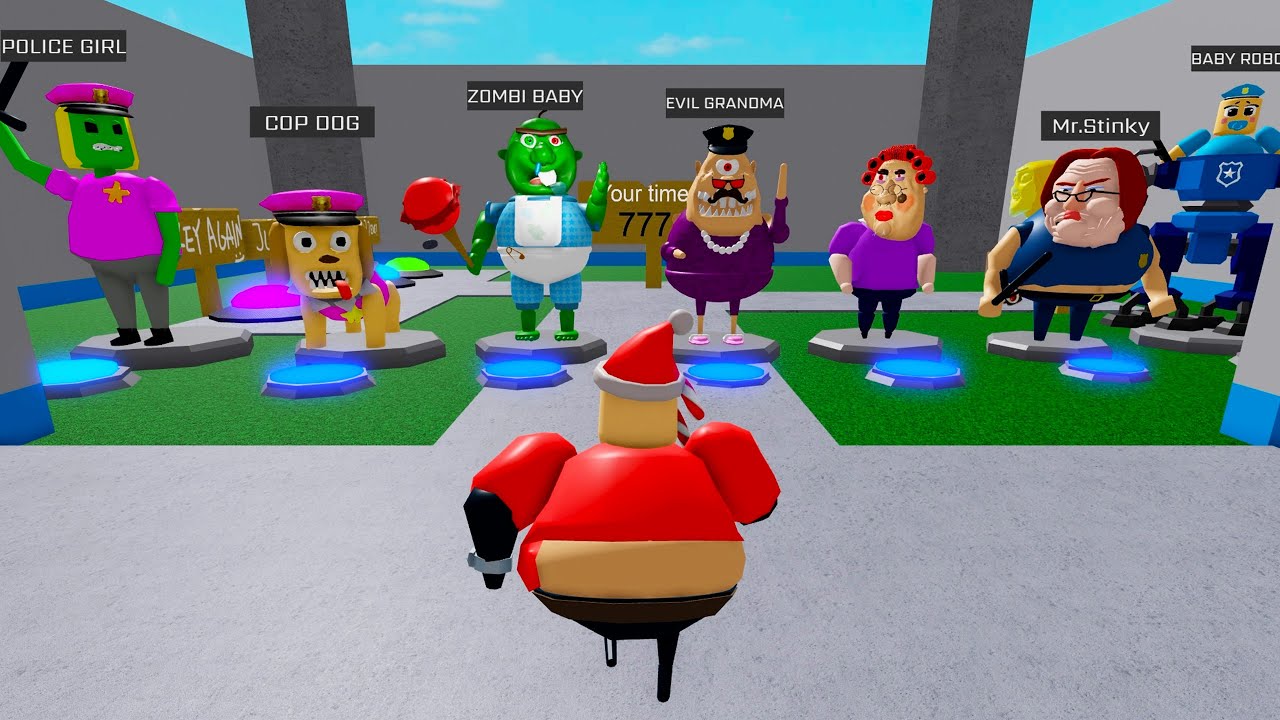 🍪I BECOME EVERYONE in POLICE GIRL PRISON RUN!  BETTY GRANDMA, EVIL NURSERY FULL GAME (#Roblox)