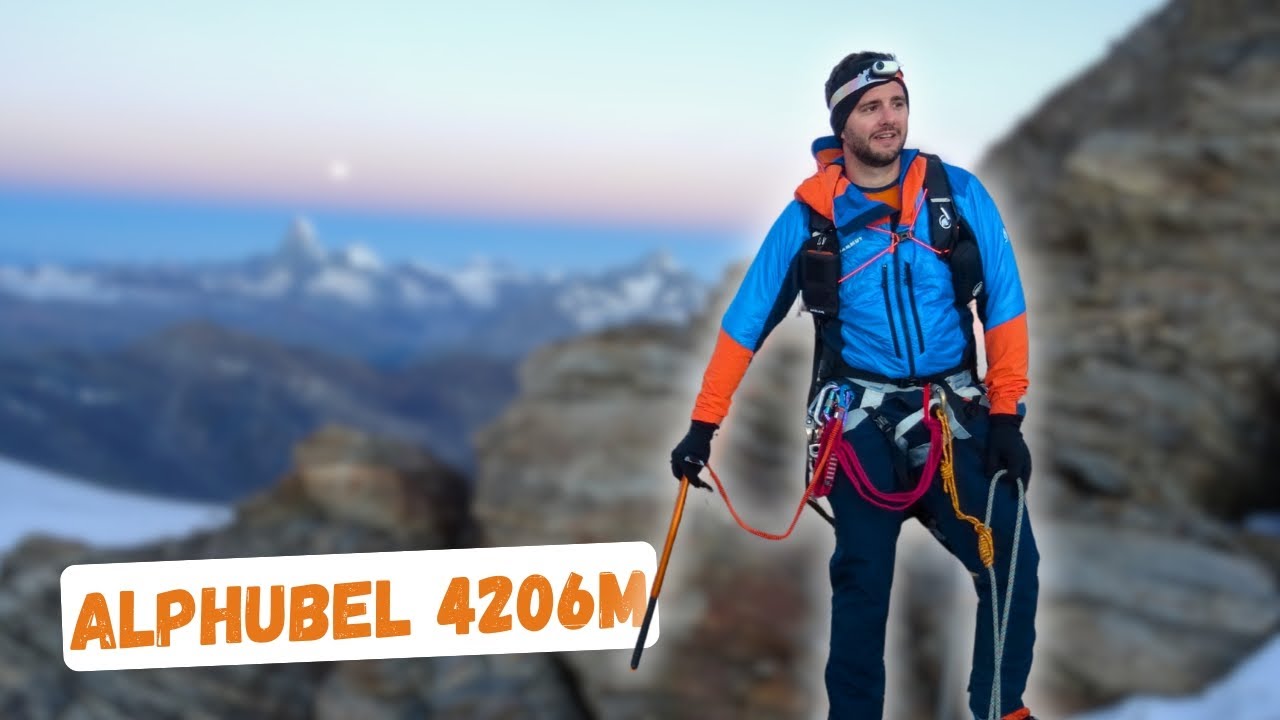 J'en prends plein les yeux lors de l'ascension de l'Alphubel 🌄