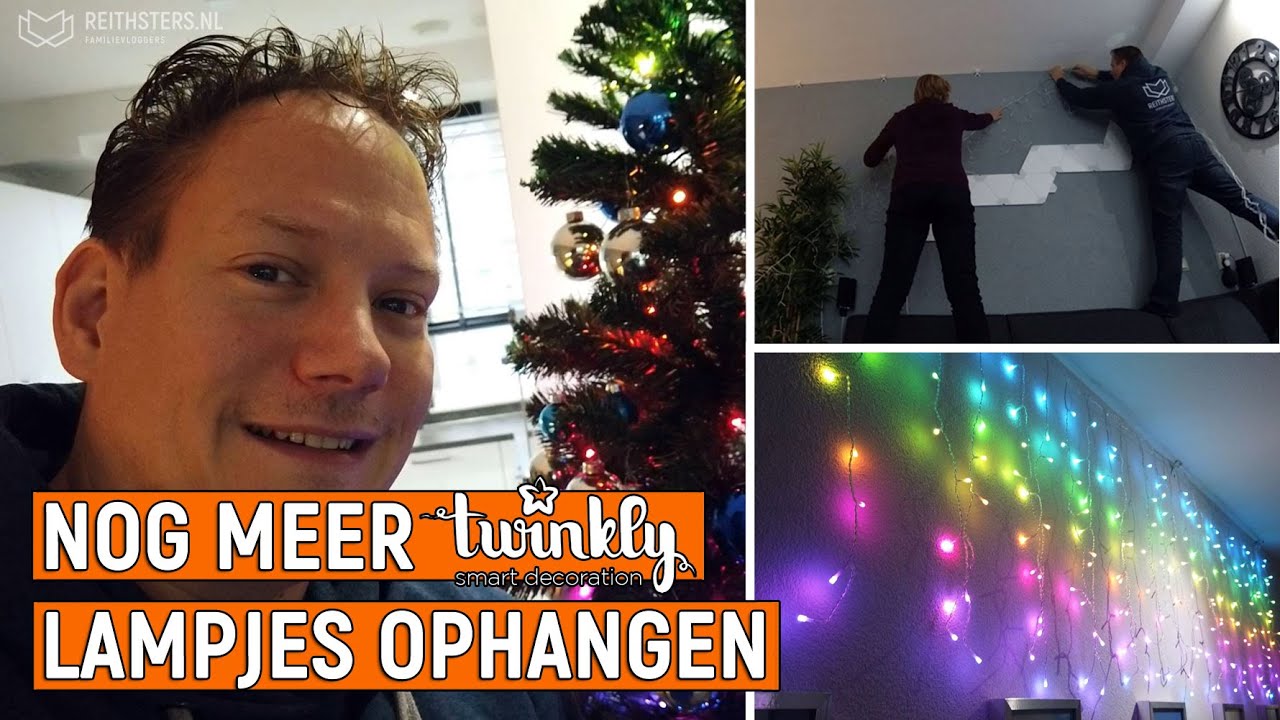 TWINKLY LAMPJES OPHANGEN IN HUIS! - VLOG 