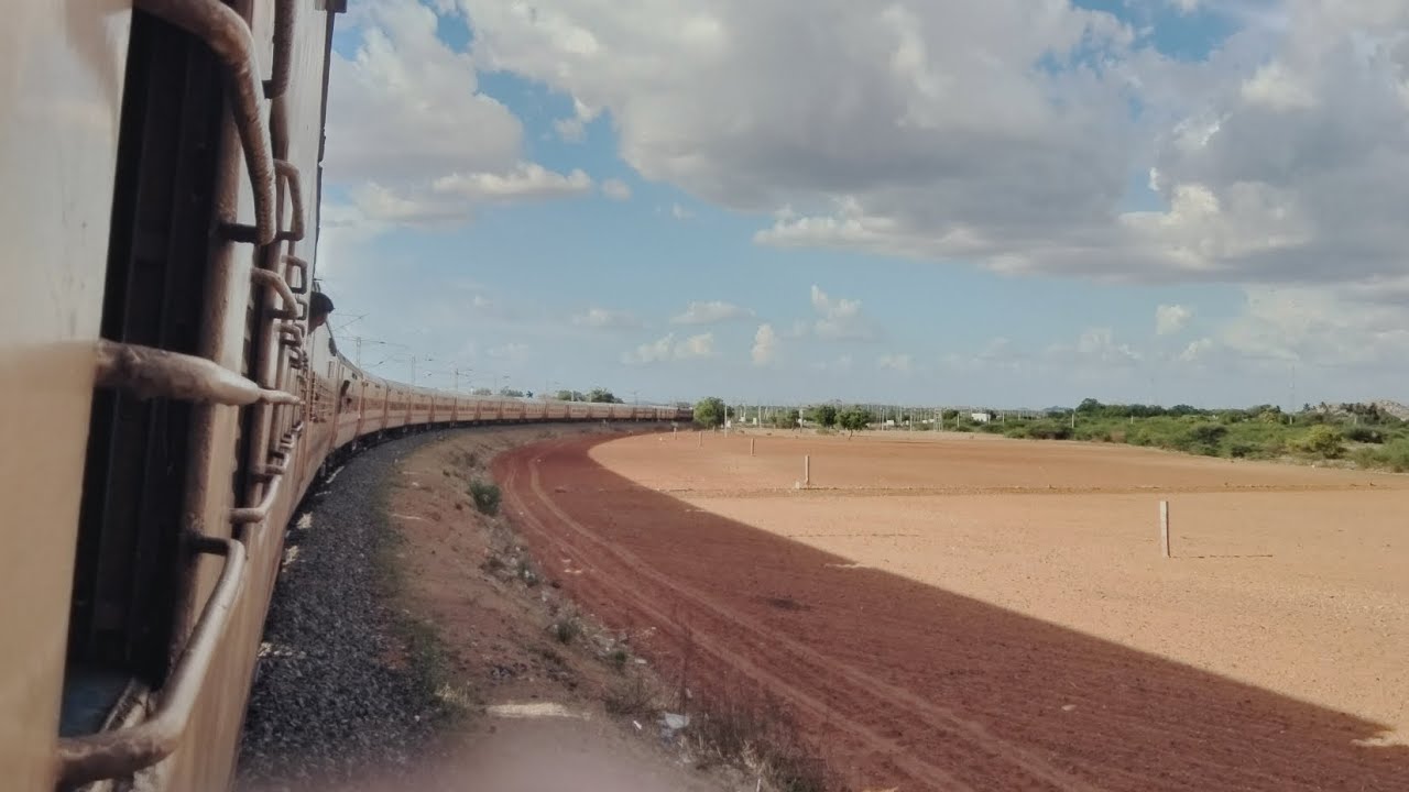 Chennai - Kacheguda : Full journey : 16003 Nagarsol Weekly express