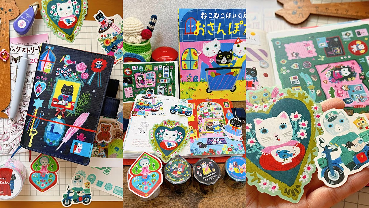 Hobonichi Techo Journal With Me (asmr / real time)  🌷Yumi Kitagishi Stationery Haul | Rainbowholic