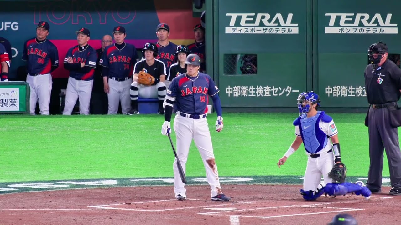 大谷翔平滿貫砲打醒我 東京巨蛋現場畫面 あの一振りで、台湾は現実に戻った 野球の神様みたいな存在 Shohei Ohtani