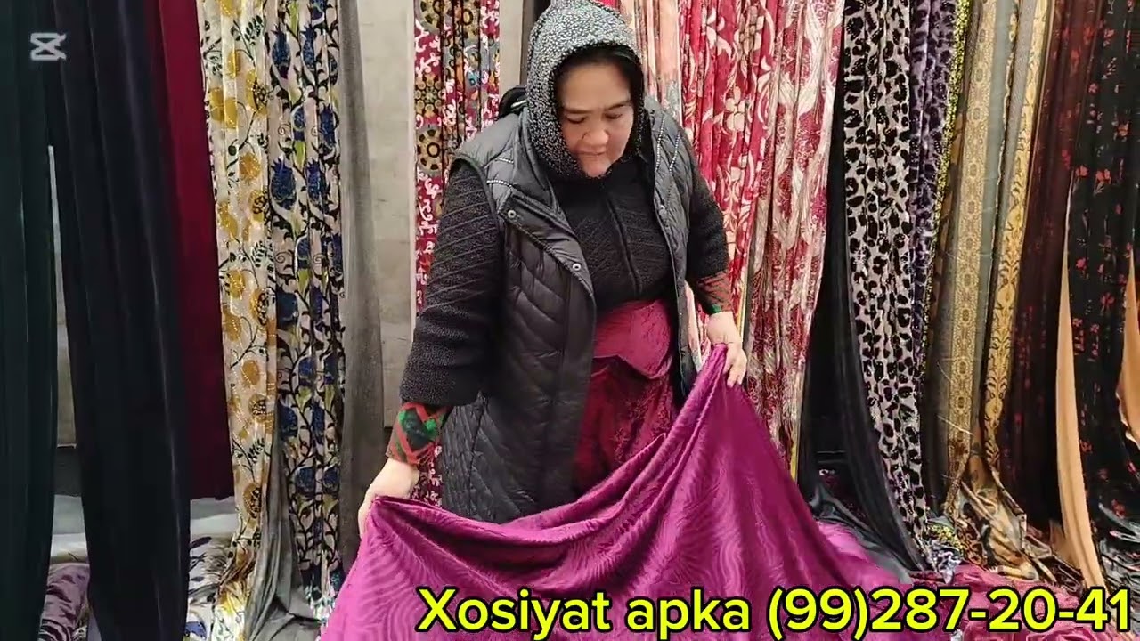 Xazarasp bozorida tovarlar