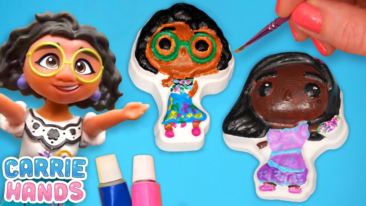 Disney Encanto Mirabel & Isabella DIY Paint Your Own Figurines! 🎨 | Fun Videos For Kids