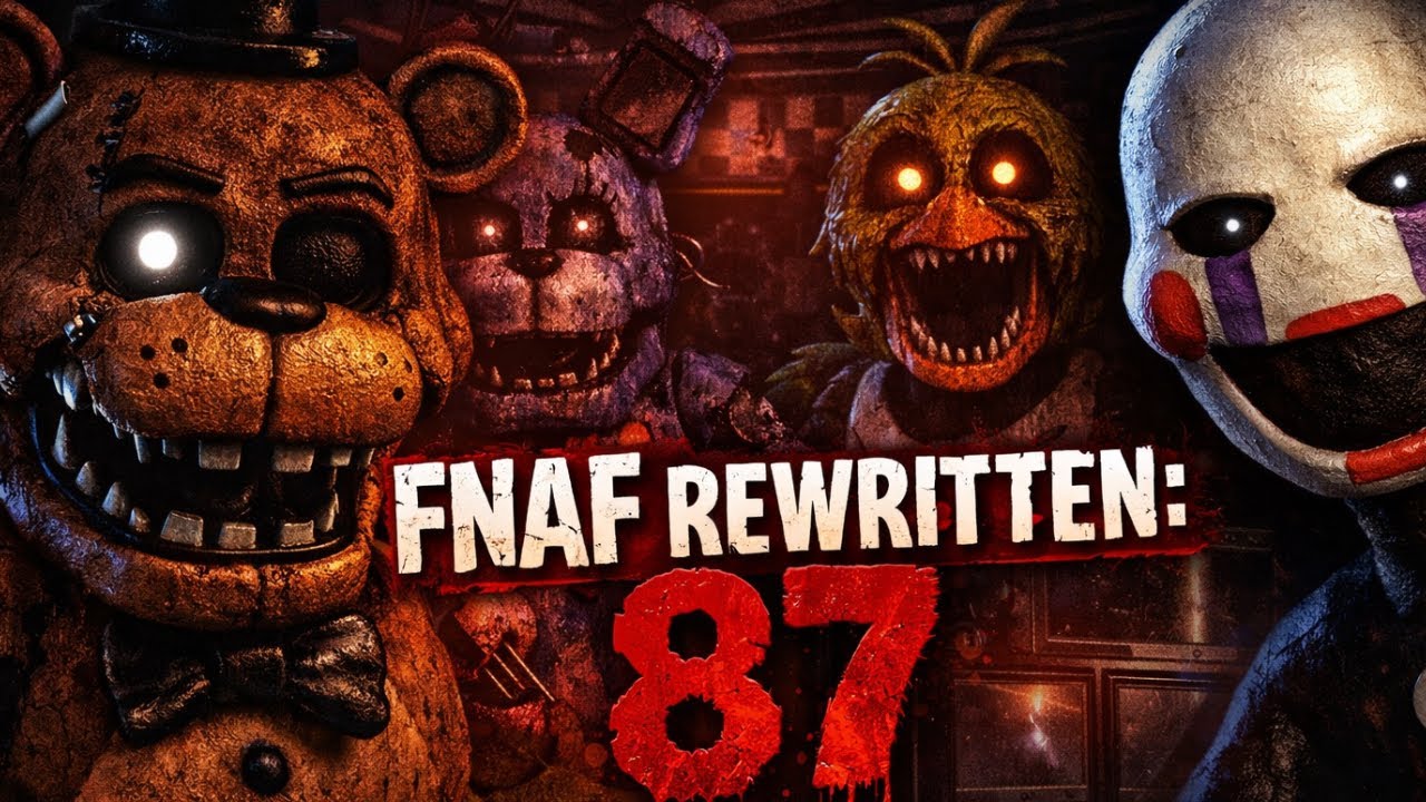Ich spiele das erste mal FNAF Rewritten 87