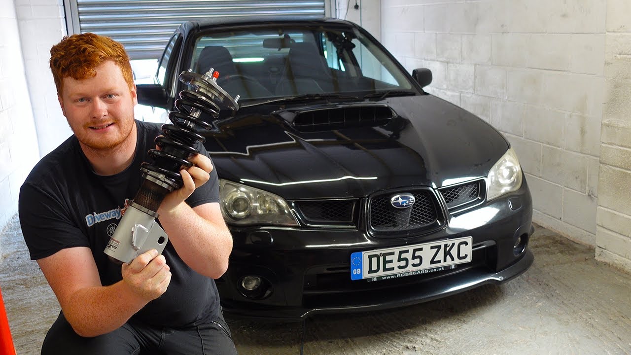 Installing Coilovers onto the WRX Impreza!