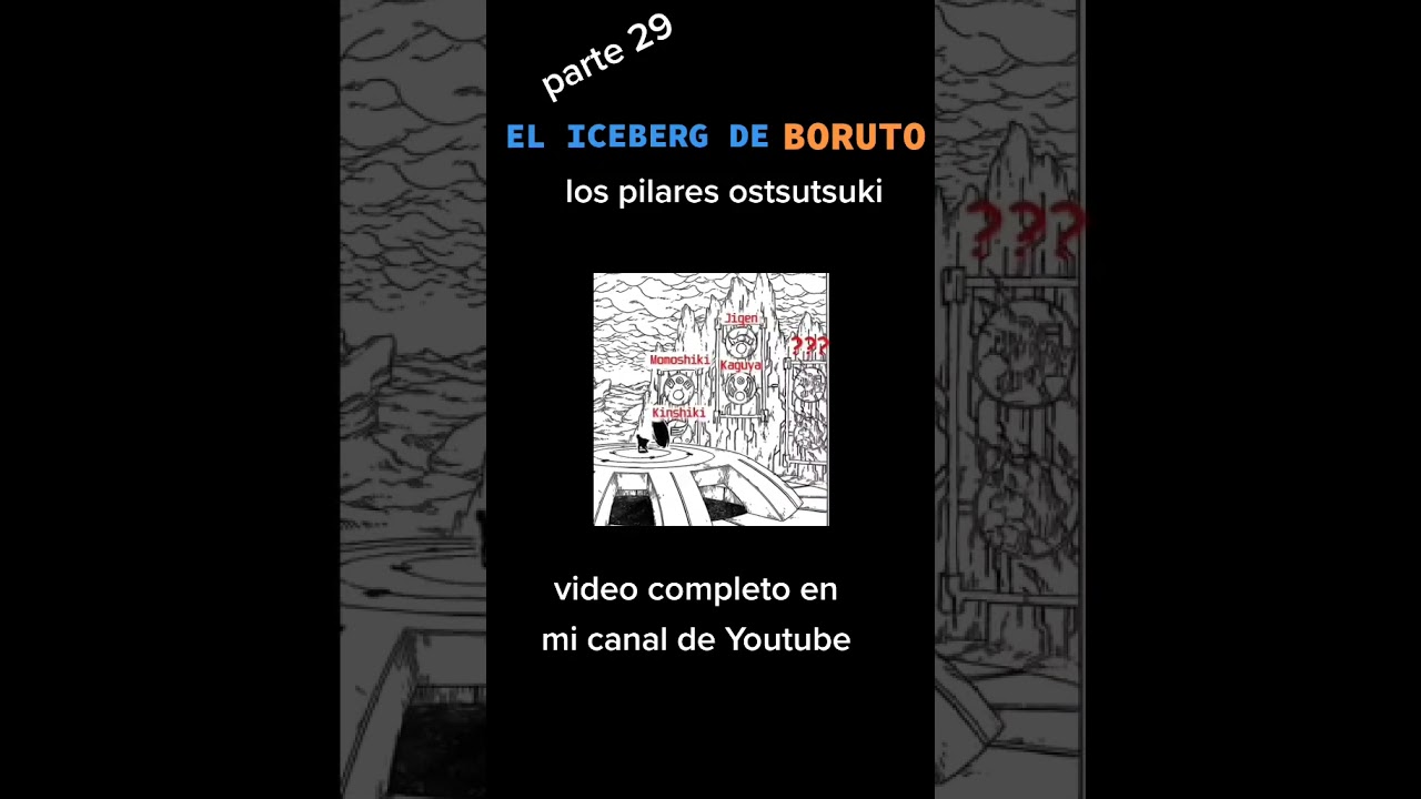 los pilares ostsutsuki el iceberg de boruto 