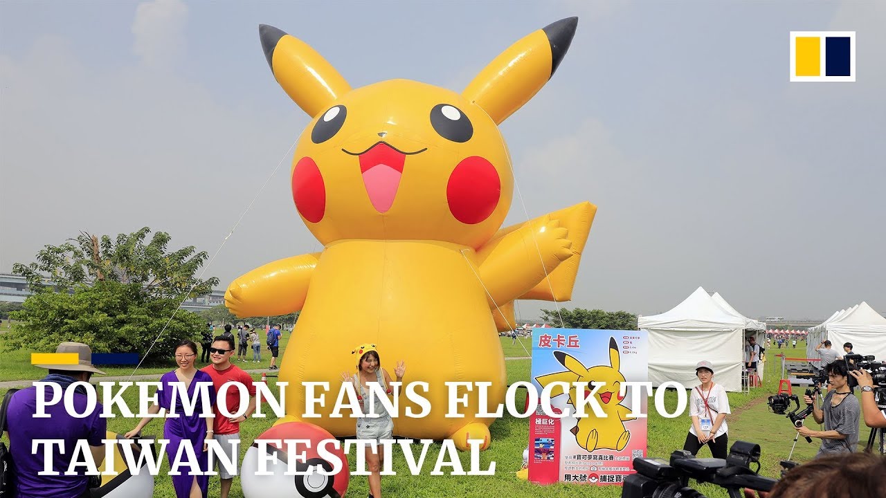 Pokemon fans flock to Taiwan festival