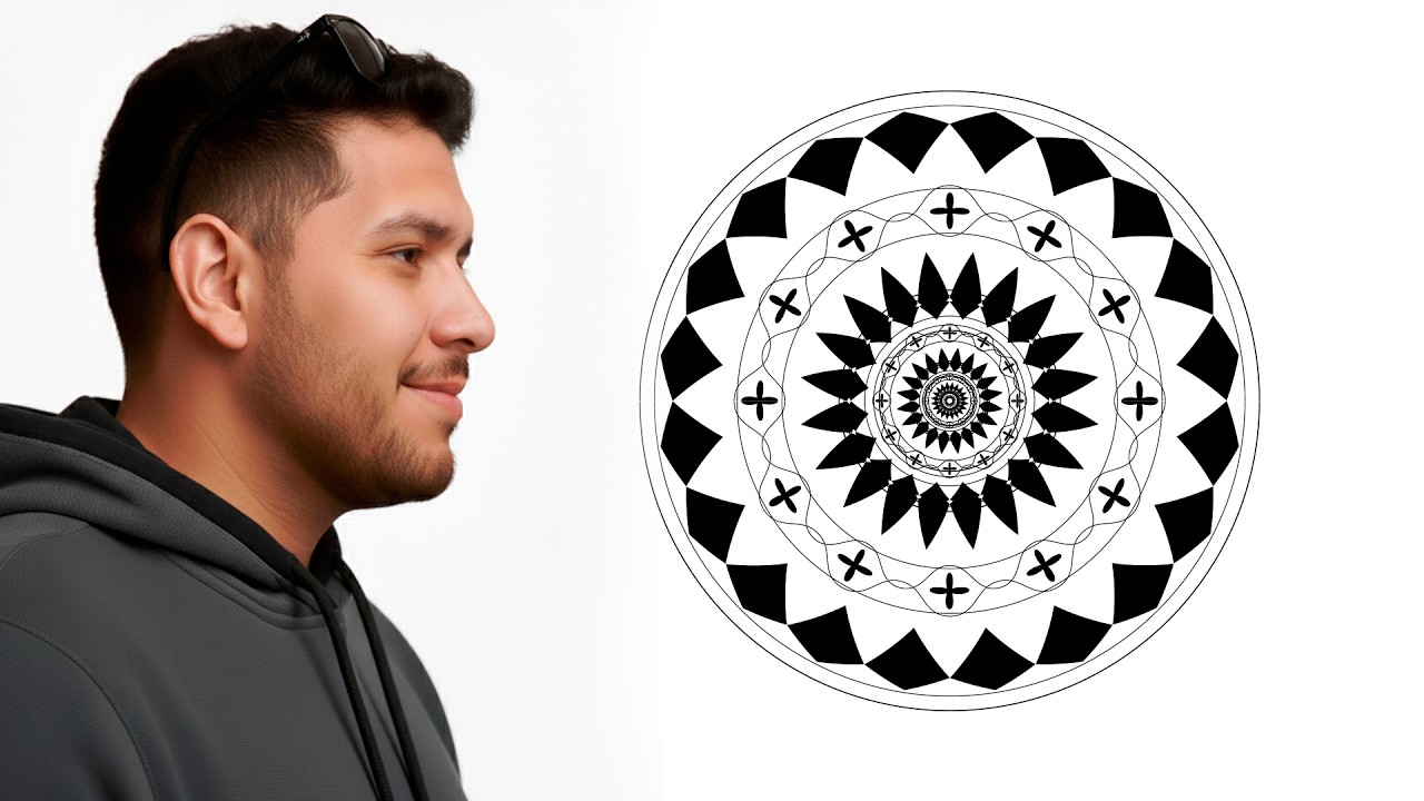 El SECRETO de la simetría perfecta en Adobe Illustrator (Mandalas)