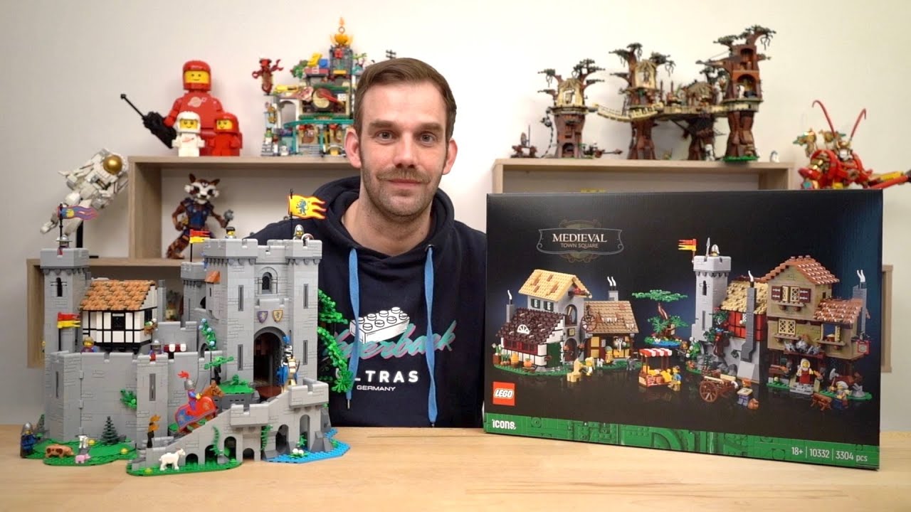Bauen mit Spezi: LEGO Icons 10332 Mittelalterlicher Stadtplatz / Medieval Town Square Neuheit März