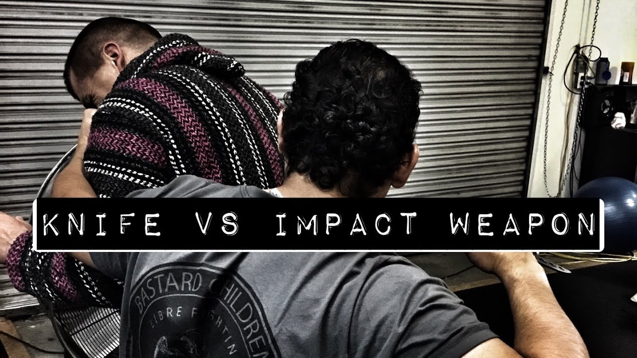 Libre Knife Fighting — Hammer grip vs Long Impact Weapon