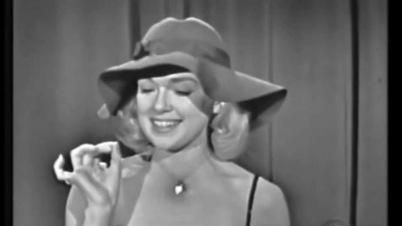 ernie kovacs show ~ edie adams ~ hey there (from the pajama game), in fake german
