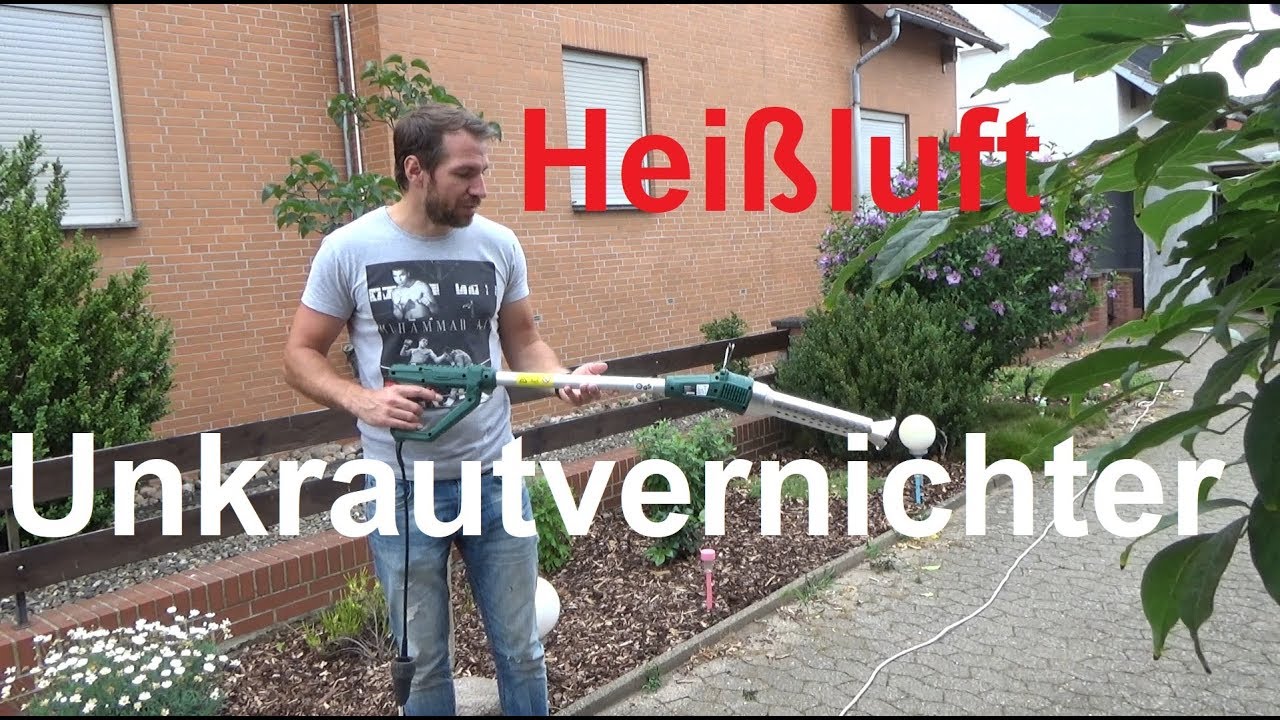 PARKSIDE Heißluft Unkrautvernichter PUV 2000 A1 im Test Testbericht Erfahrungen Unkraut vernichten