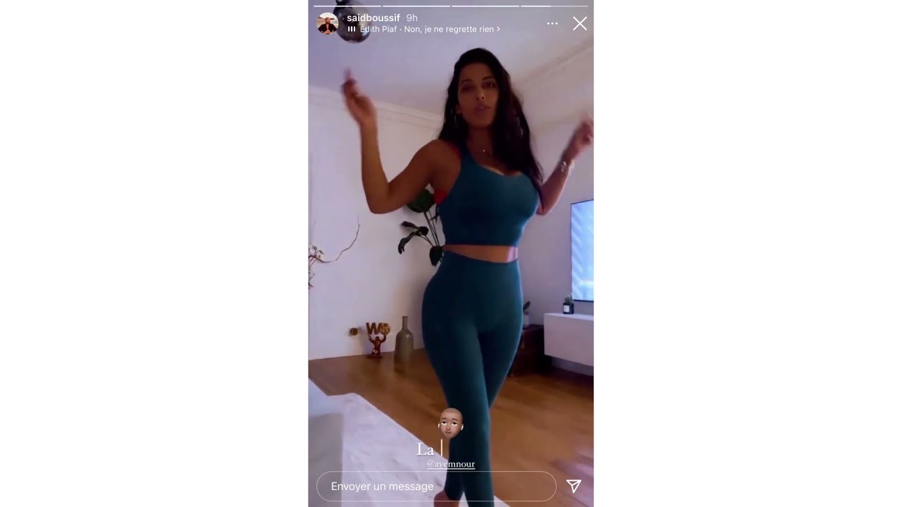 Ayem Nour en leggings