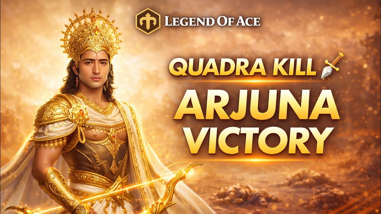Arjuna’s Precision Strikes | Quadra Kill Victory | Legend of Ace