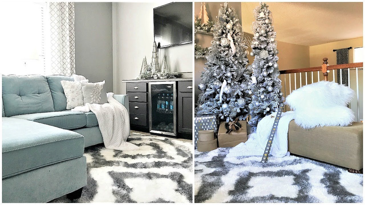 NEW! Christmas Decor| Glam Winter Wonderland Loft Tour