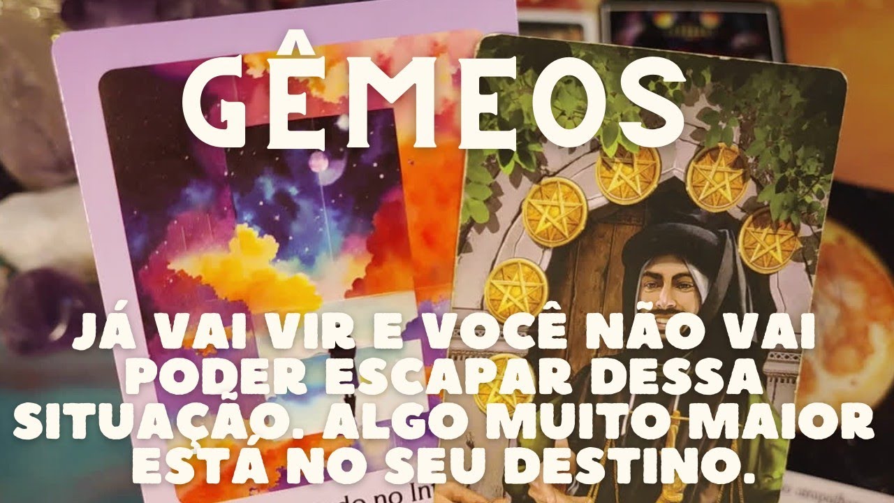 GÊMEOS 💎♊ JÁ VAI VIR E VOCÊ NÃO VAI PODER ESCAPAR DESSA SITUAÇÃO 👀😱😱 ALGO MUITO MAIOR JÁ ESTÁ NO...