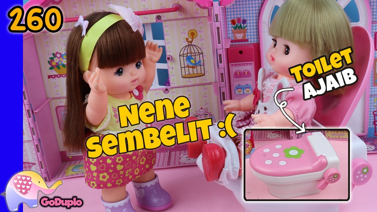 Mainan Boneka Eps 260 Nene Sembelit (Toilet Mell Chan) - GoDuplo TV