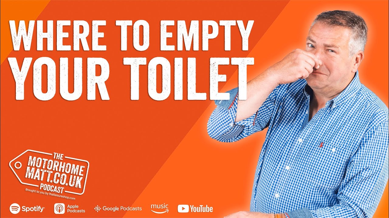 Where should you empty your motorhome toilet waste?