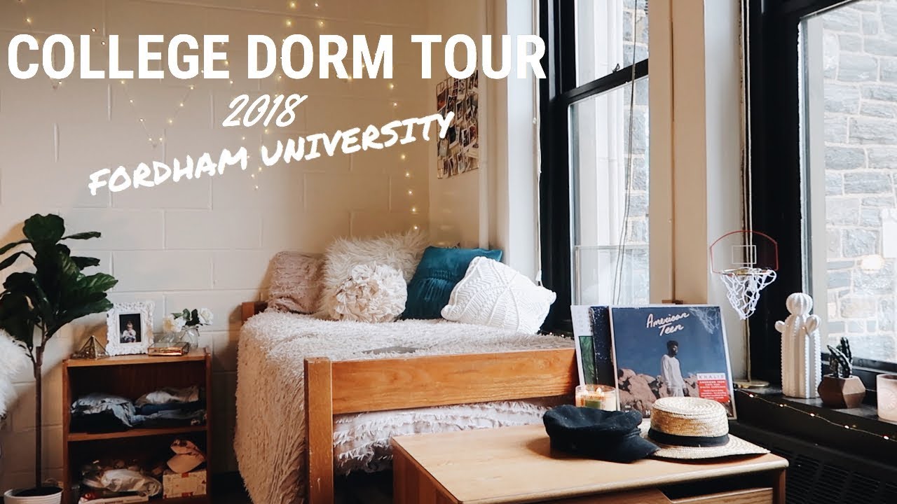 COLLEGE DORM TOUR 2018: Fordham University | Kaela Kilfoil