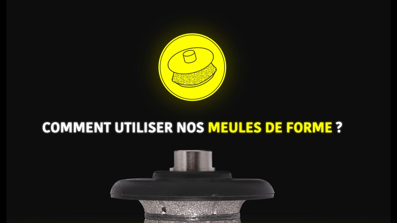 Comment utiliser nos meules de forme MASTER PCW ?