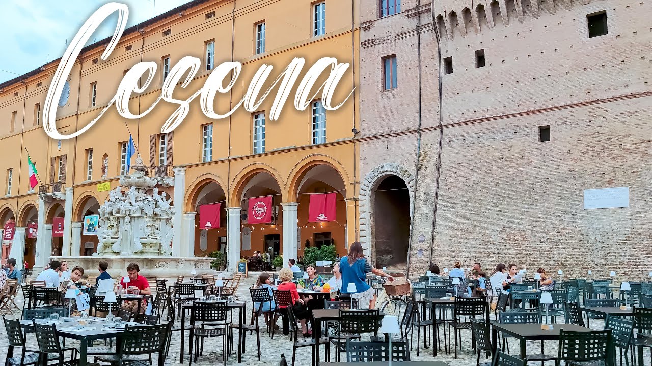 LOVELY CESENA. Italy - 4k Walking Tour around the City - Travel Guide. trends, moda #Italy
