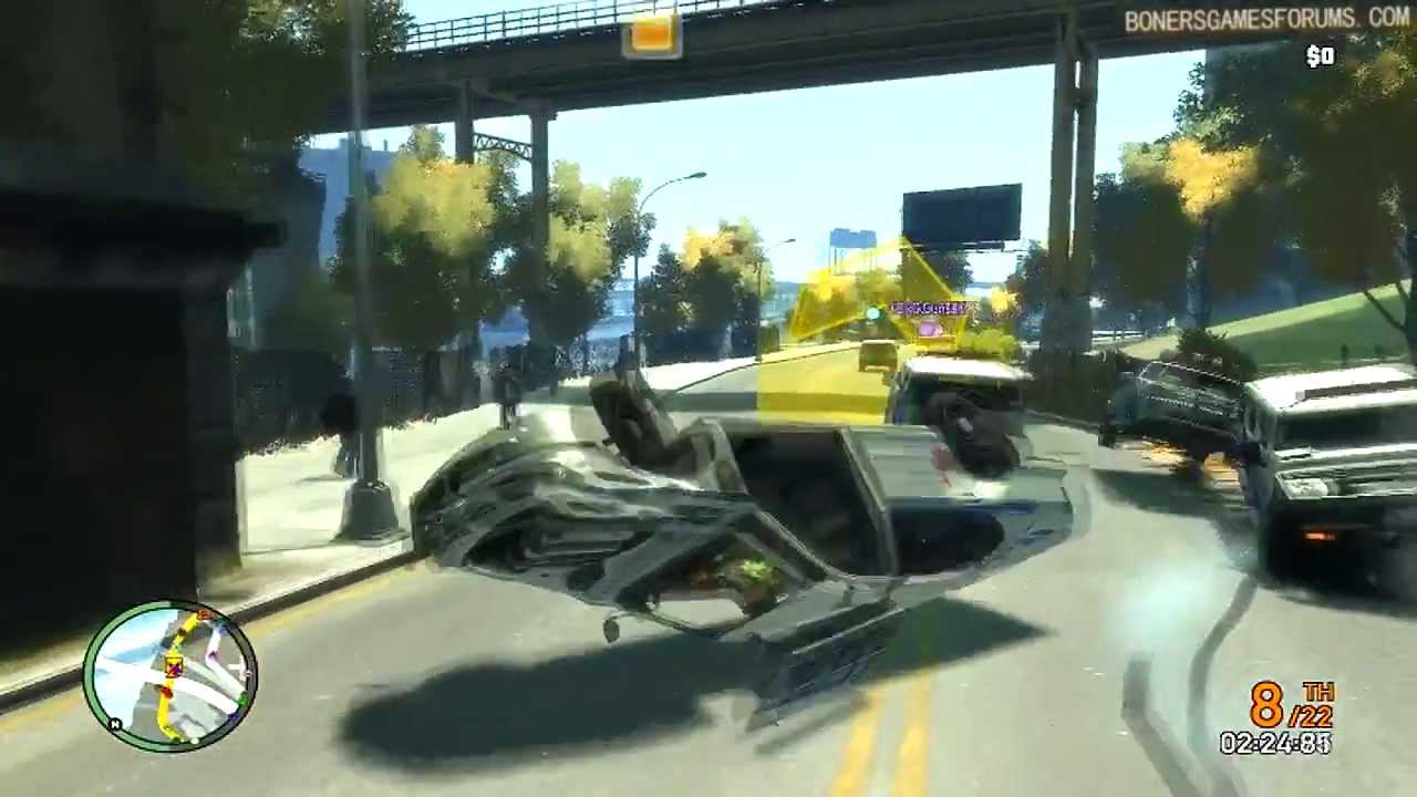 GTA IV - PC - Sept. 17, 2011 - BGF Event Vid #4 - Zombie R/BUSTED!  x2/TDM- BJ's PoV
