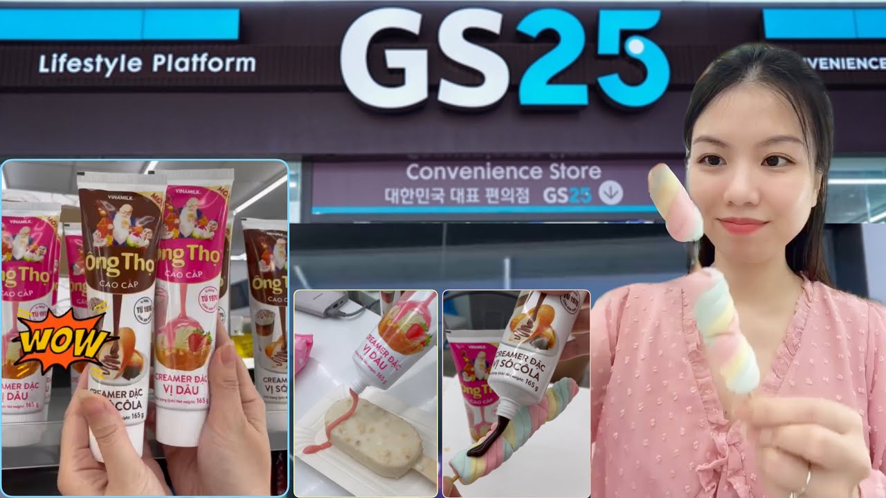 Sữa &Ocirc;ng Thọ tu&yacute;p tiện lợi c&oacute; trong CH tiện lợi GS25, thật l&agrave; lợi, tiện 🤑 p322 | KIMKH&Aacute;NHN&Egrave;Vitaminkk