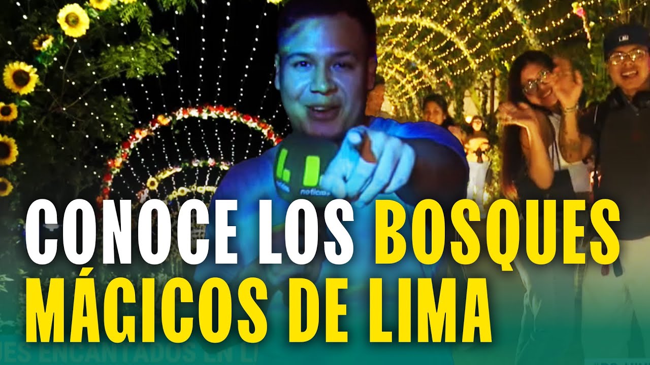 Conoce el gran espectáculo de los bosques encantados de Lima: Luces de neón, música y diversión