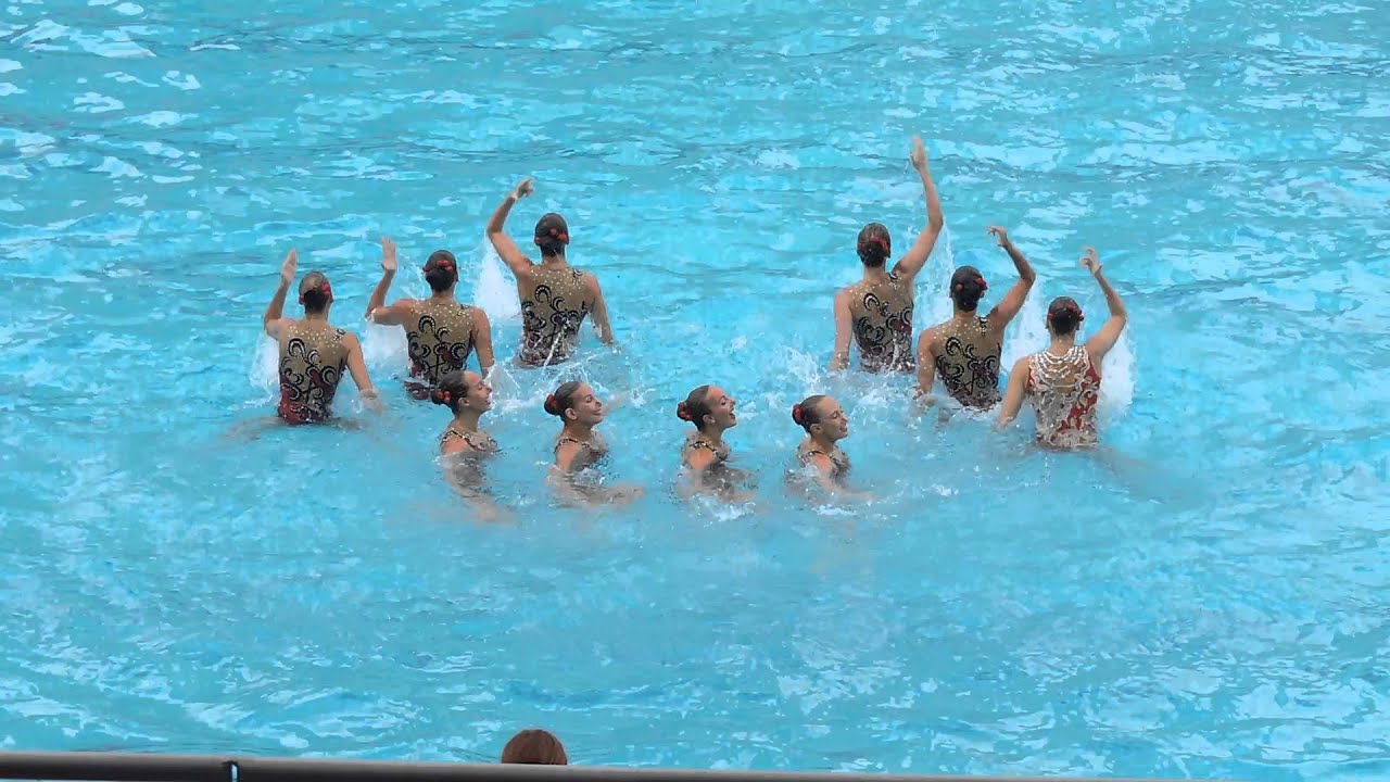 Nado Sincronizado Combo Russia 2016 Vila Olimpica Joao Pessoa. Synchro Russia in Brazil