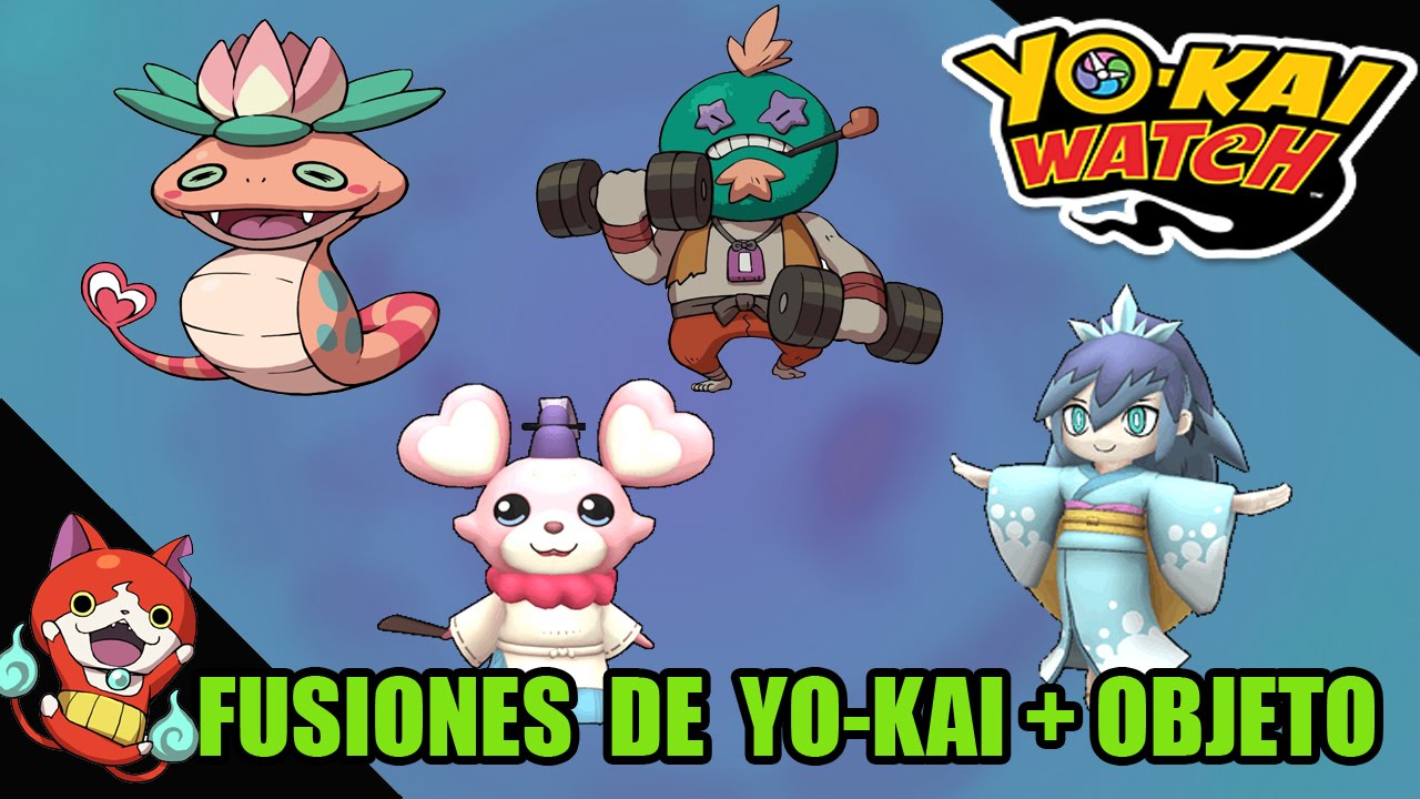 Yo-Kai Watch: fusiones de Yo-kai con objetos