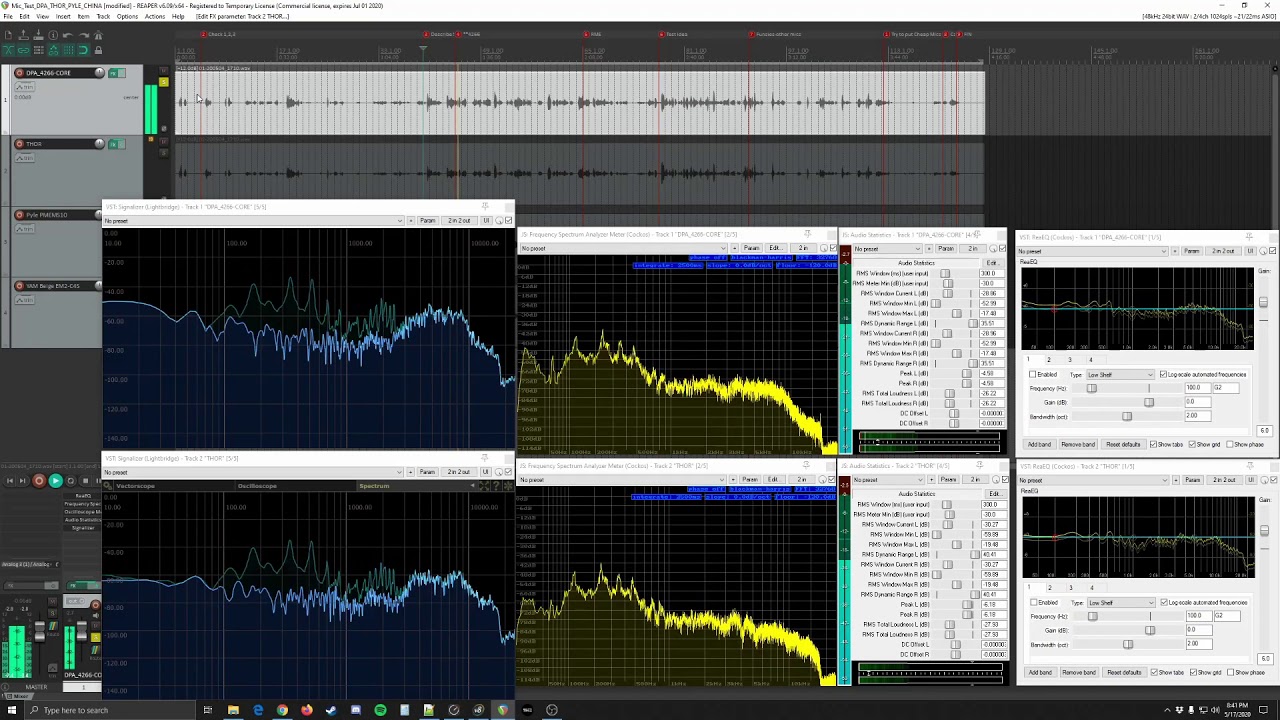 Review (Thoughts) on DPA & THOR Mics