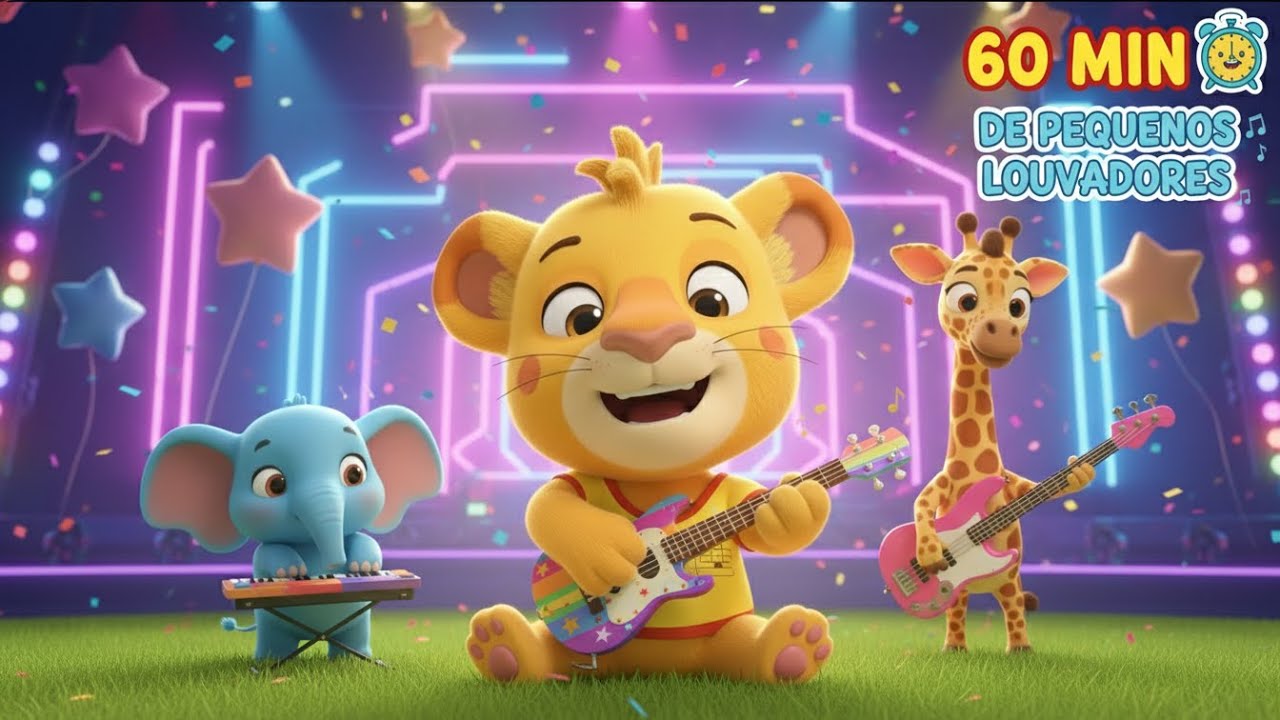 Playlist de Louvor Infantil: 1 Hora com as Músicas mais Amadas da Bíblia 🎵📖