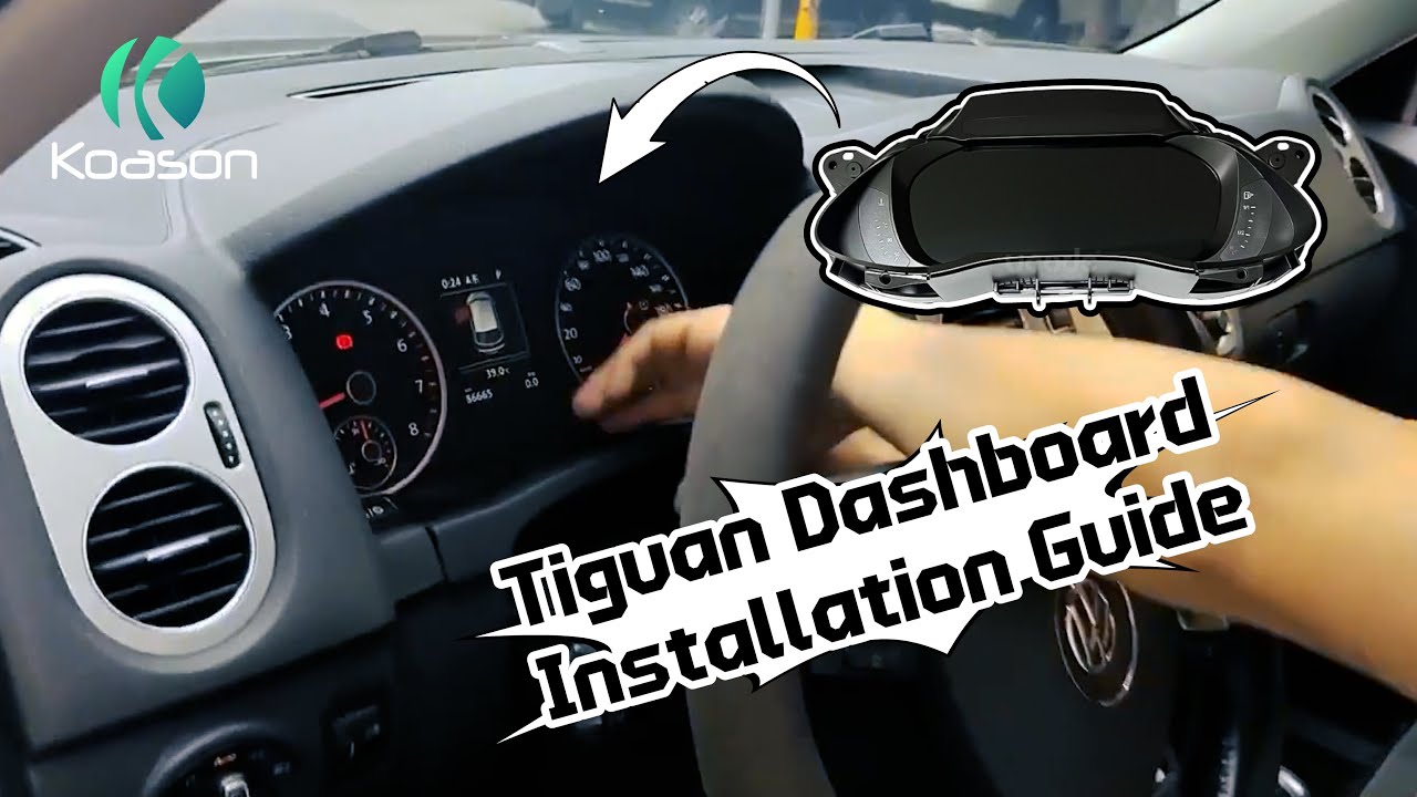 10.25inch Volkswagen TIGUAN Digital Dashboard Cluster Installation Guide