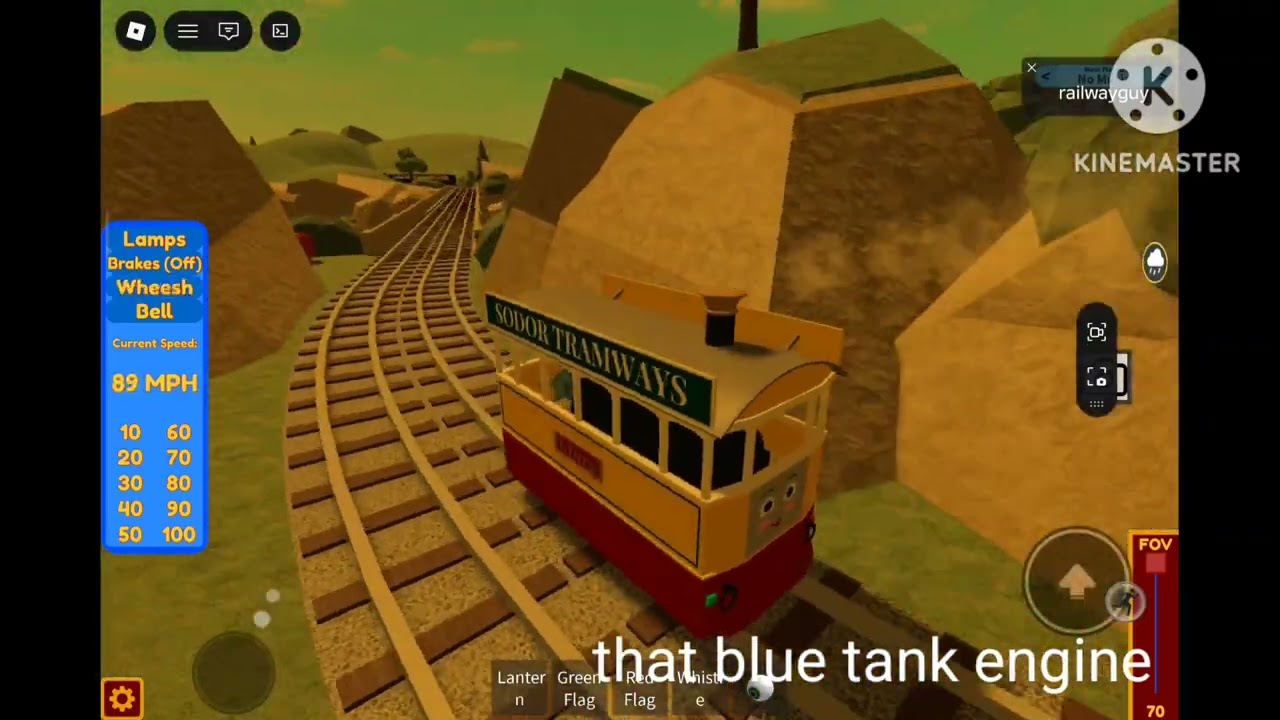 Catching and stopping Gordon in sodor fallout 2 in a private server on Roblox