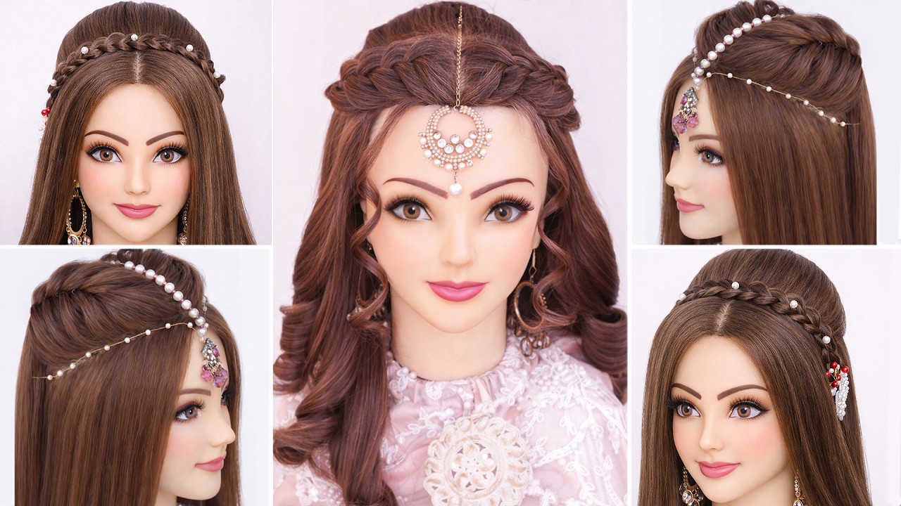 3 Easy different type of hairstyles - beautiful curly hairstyle for girls | simple Eid hairstyle