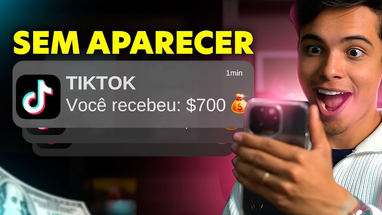 FA&Ccedil;A 700 D&Oacute;LARES POR M&Ecirc;S COM O TIKTOK SEM APARECER E DE GRA&Ccedil;A (Dinheiro online)