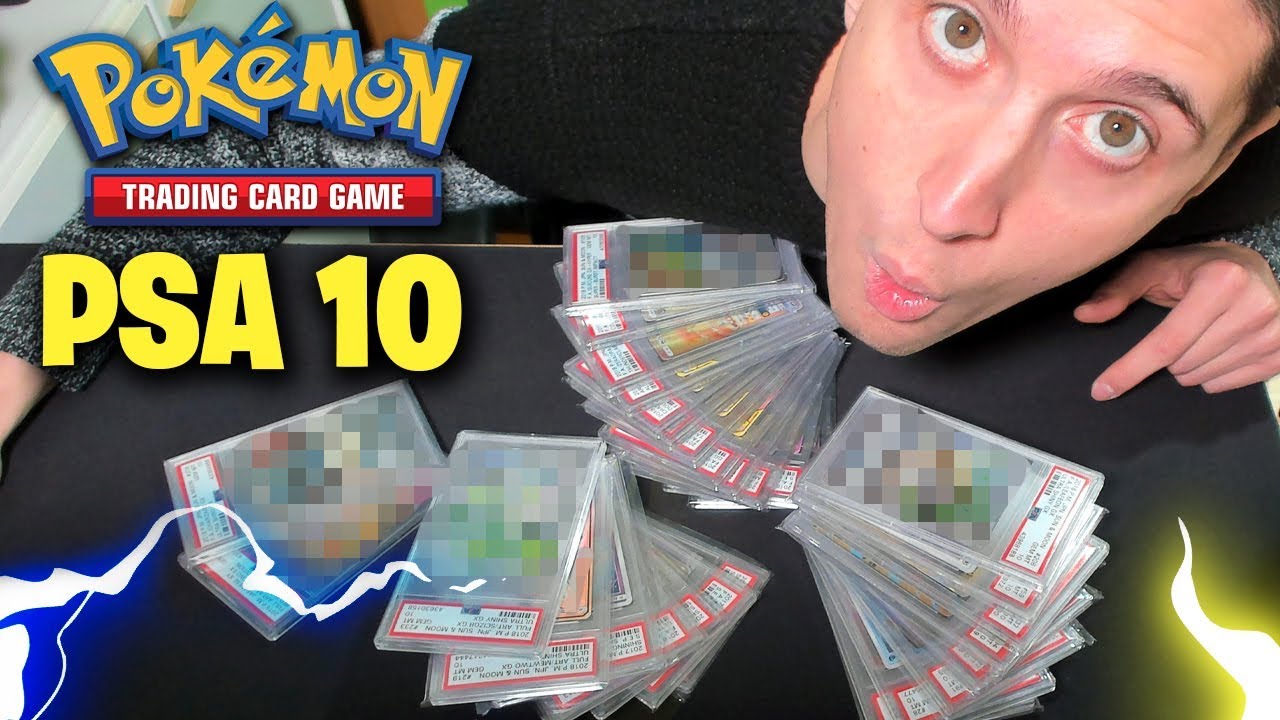 LA MIA MODESTA COLLEZIONE DI CARTE POKEMON PSA 10 con *SHINY CHARIZARD*