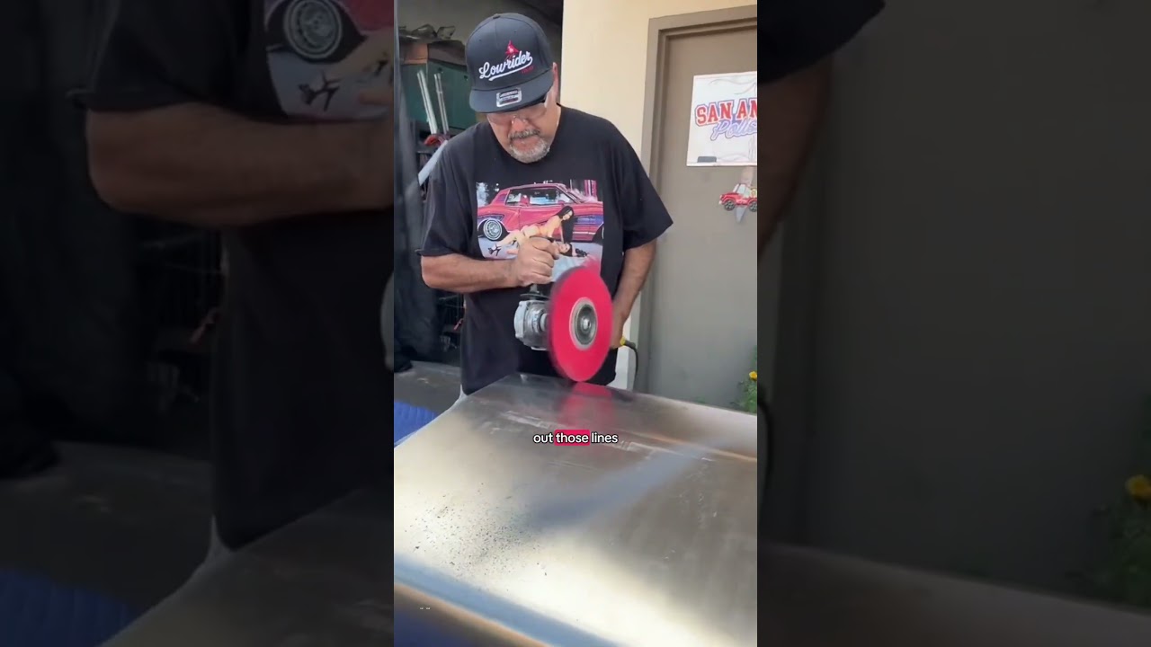 Stainless steel polishing #metalpolishing #detailing #lowrider #trucking #trucks