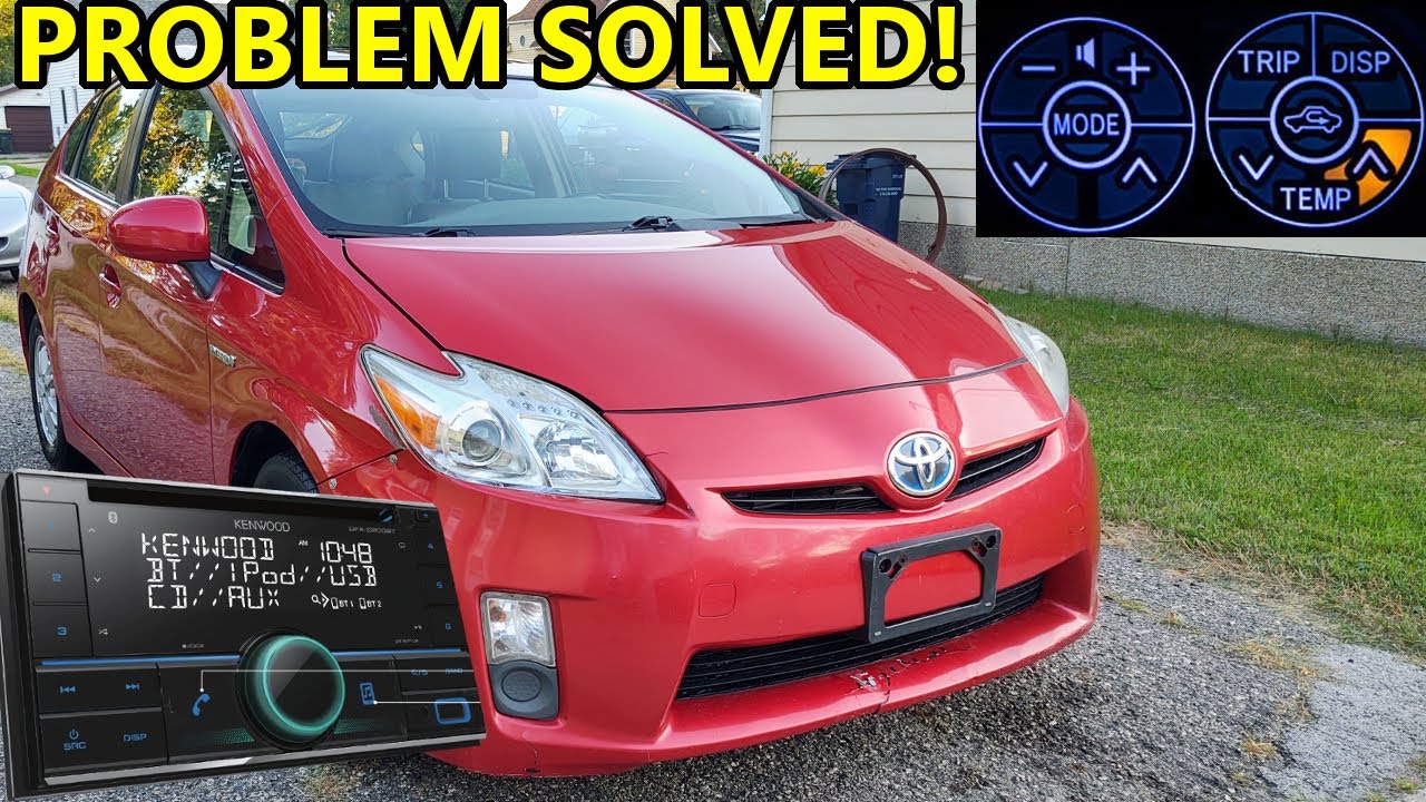 Toyota Prius 2010–2015 годов выпуска — как починить кнопки TRIP, DISP и TEMP на Touch Tracer с до...