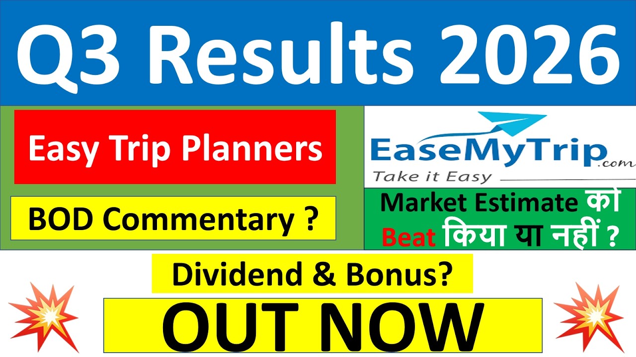 EASEMYTRIP q3 results 2026 | Easy Trip Planners q3 results today | EASEMYTRIP Share latest News