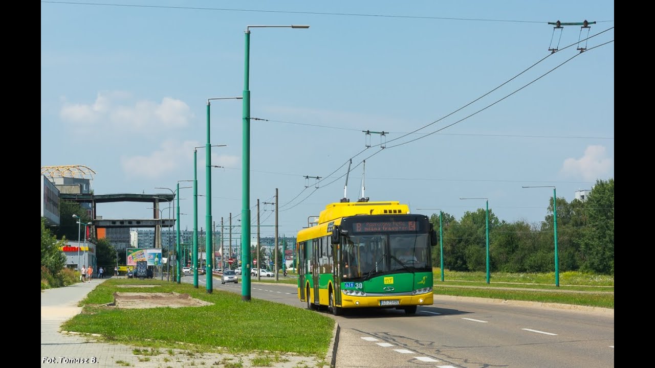 TLT Tychy | Solaris Trollino 12MB #4930 | Linia B (przejazd)